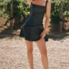 Nova Black Vegan Leather Mini Skirt Nova Black Vegan Leather Mini Skirt