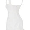 Odessa White Embroidered Mini Dress Odessa White Embroidered Mini Dress