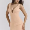 Olympia Sorbet Plunge Mini Dress Olympia Sorbet Plunge Mini Dress