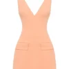 Olympia Sorbet Plunge Mini Dress Olympia Sorbet Plunge Mini Dress