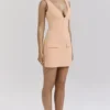 Olympia Sorbet Plunge Mini Dress Olympia Sorbet Plunge Mini Dress