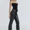 Omari Black Velvet Sculpting Strapless Corset Top Omari Black Velvet Sculpting Strapless Corset Top
