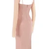 Ophelia Blush Cutout Midi Dress Ophelia Blush Cutout Midi Dress