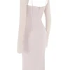 Ophelia Crystal Cutout Midi Dress Ophelia Crystal Cutout Midi Dress