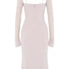 Ophelia Crystal Cutout Midi Dress Ophelia Crystal Cutout Midi Dress