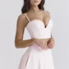 Pabla Ballerina Pink Cropped Bralette Top Pabla Ballerina Pink Cropped Bralette Top