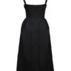 Paloma Black Satin Twist Strap Midi Dress Paloma Black Satin Twist Strap Midi Dress