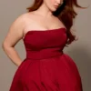 Pandora Berry Strapless Detachable Bow Midi Dress Pandora Berry Strapless Detachable Bow Midi Dress