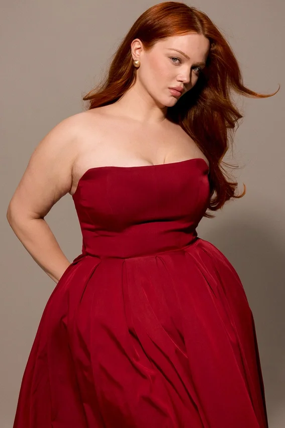 Pandora Berry Strapless Detachable Bow Midi Dress Pandora Berry Strapless Detachable Bow Midi Dress
