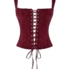 Parisa Merlot Floral Corset Parisa Merlot Floral Corset