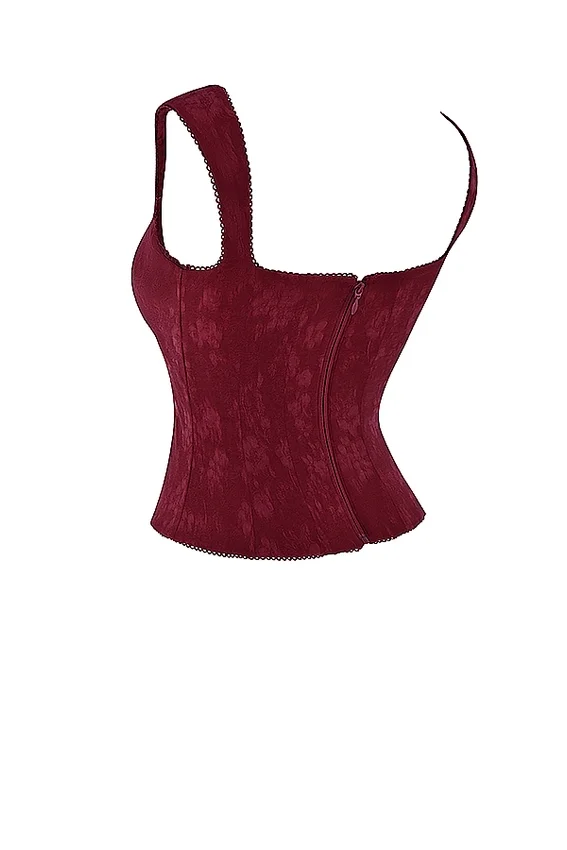 Parisa Merlot Floral Corset Parisa Merlot Floral Corset