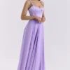 Pascha Orchid Butterfly Corset Maxi Dress Pascha Orchid Butterfly Corset Maxi Dress