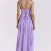 Pascha Orchid Butterfly Corset Maxi Dress Pascha Orchid Butterfly Corset Maxi Dress