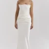Persephone Ivory Strapless Corset Dress Persephone Ivory Strapless Corset Dress