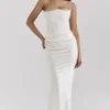 Persephone Ivory Strapless Corset Dress Persephone Ivory Strapless Corset Dress