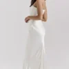Persephone Ivory Strapless Corset Dress Persephone Ivory Strapless Corset Dress