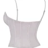 Petunia Light Lavender Embroidered Corset Petunia Light Lavender Embroidered Corset