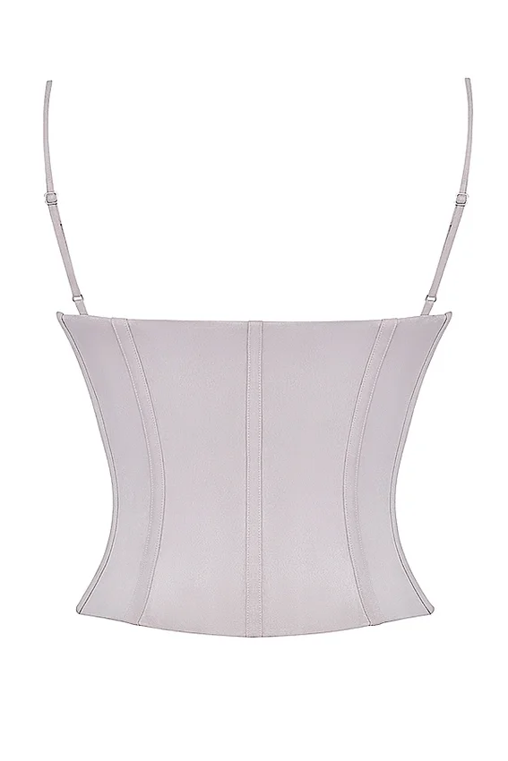 Petunia Light Lavender Embroidered Corset Petunia Light Lavender Embroidered Corset