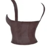 Pia Brown Vegan Leather Corset Pia Brown Vegan Leather Corset