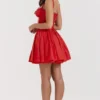 Pietra Cherry Corset Mini Dress