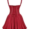 Pietra Cherry Corset Mini Dress