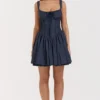 Pietra French Navy Corset Mini Dress Pietra French Navy Corset Mini Dress