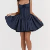 Pietra French Navy Corset Mini Dress Pietra French Navy Corset Mini Dress