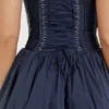 Pietra French Navy Corset Mini Dress Pietra French Navy Corset Mini Dress