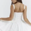 Pietra White Corset Mini Dress