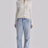 Poppie Ivory Wool + Cashmere Floral Embroidered Cardigan Poppie Ivory Wool + Cashmere Floral Embroidered Cardigan