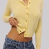 Poppie Lemon Wool + Cashmere Floral Embroidered Cardigan Poppie Lemon Wool + Cashmere Floral Embroidered Cardigan