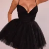 Princess Black Tulle Mini Dress Princess Black Tulle Mini Dress