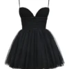 Princess Black Tulle Mini Dress Princess Black Tulle Mini Dress