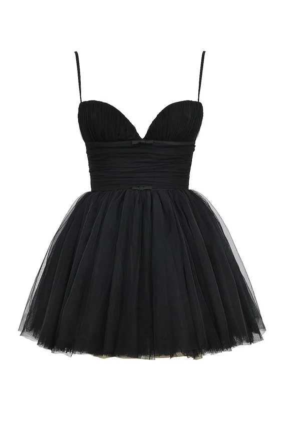 Princess Black Tulle Mini Dress Princess Black Tulle Mini Dress
