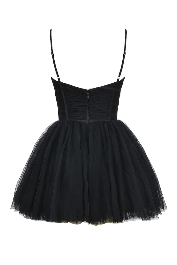 Princess Black Tulle Mini Dress Princess Black Tulle Mini Dress