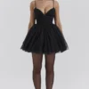 Princess Black Tulle Mini Dress Princess Black Tulle Mini Dress