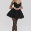 Princess Black Tulle Mini Dress Princess Black Tulle Mini Dress