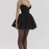 Princess Black Tulle Mini Dress Princess Black Tulle Mini Dress