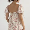 Princess Rose Print Mini Dress Princess Rose Print Mini Dress