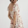 Princess Rose Print Mini Dress Princess Rose Print Mini Dress