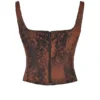 Rafa Antique Copper Satin Longline Corset Rafa Antique Copper Satin Longline Corset