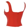 Rafa Scarlet Satin Longline Corset Rafa Scarlet Satin Longline Corset