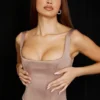 Rafa Stone Satin Longline Corset Rafa Stone Satin Longline Corset