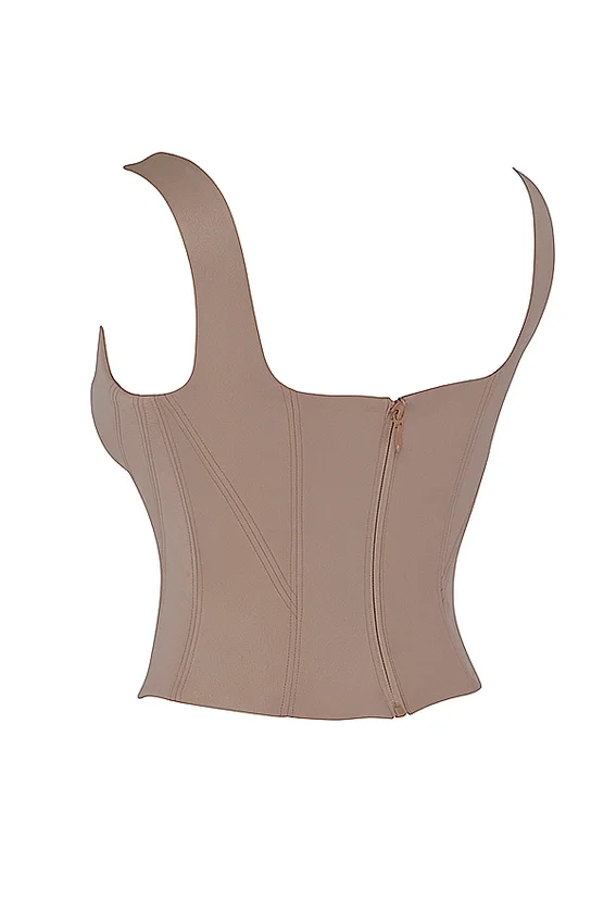 Rafa Stone Satin Longline Corset Rafa Stone Satin Longline Corset
