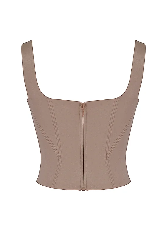 Rafa Stone Satin Longline Corset Rafa Stone Satin Longline Corset