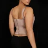 Rafa Stone Satin Longline Corset Rafa Stone Satin Longline Corset