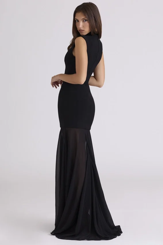 Raphaella Black Keyhole Maxi Dress Raphaella Black Keyhole Maxi Dress