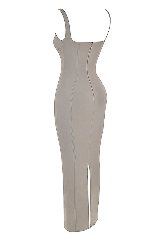 Rea Smoke Bodycon Maxi Dress Rea Smoke Bodycon Maxi Dress