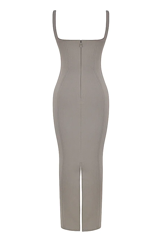 Rea Smoke Bodycon Maxi Dress Rea Smoke Bodycon Maxi Dress