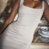 Rea Smoke Bodycon Maxi Dress Rea Smoke Bodycon Maxi Dress